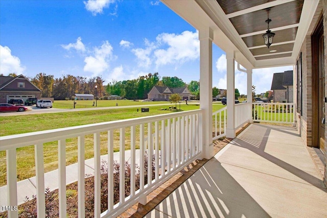 46 Otter Hole Dr, Kenly, NC 27542 - balcony with a porch