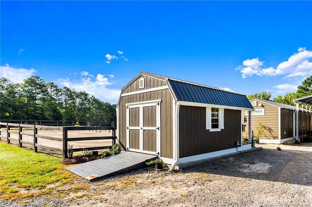 view of outbuilding