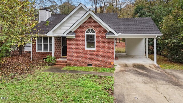 view of front of home