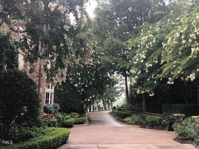 view of home's community featuring driveway