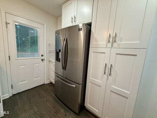 washroom featuring dark wood-type flooring