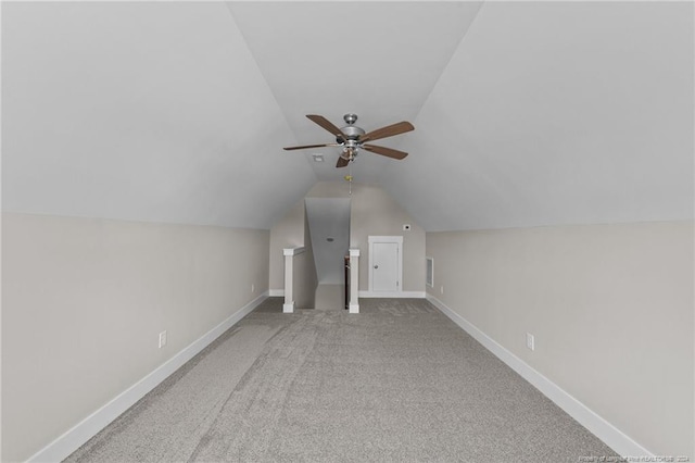 300 Fields Rd Lot 5, Pikeville, NC 27863 - bonus room with ceiling fan, light carpet, and vaulted ceiling