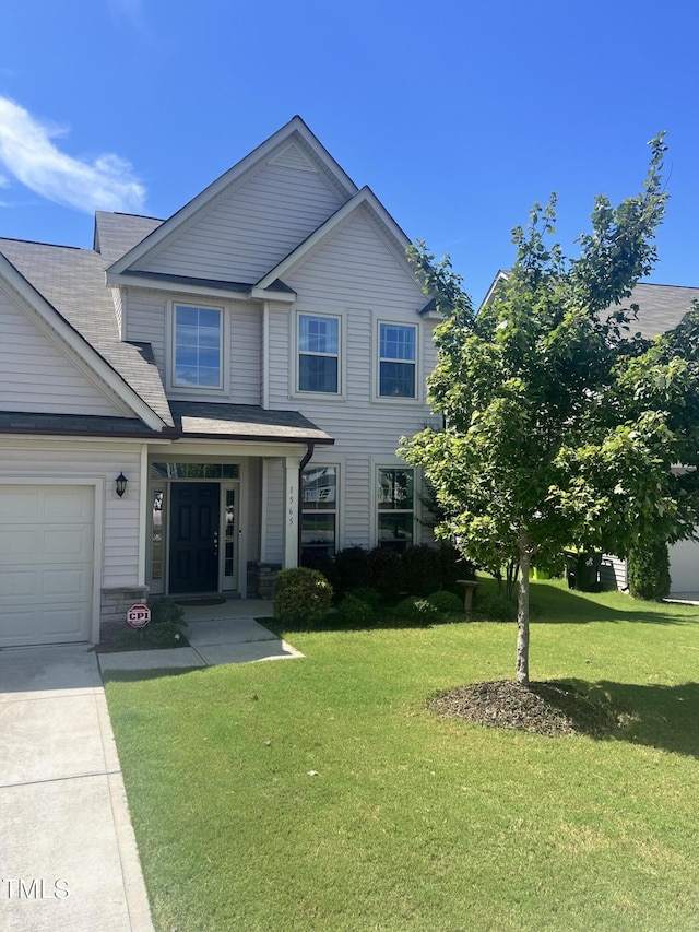 1565 Sage Treee Dr, Zebulon, NC 27597 - view of front of house featuring a front yard