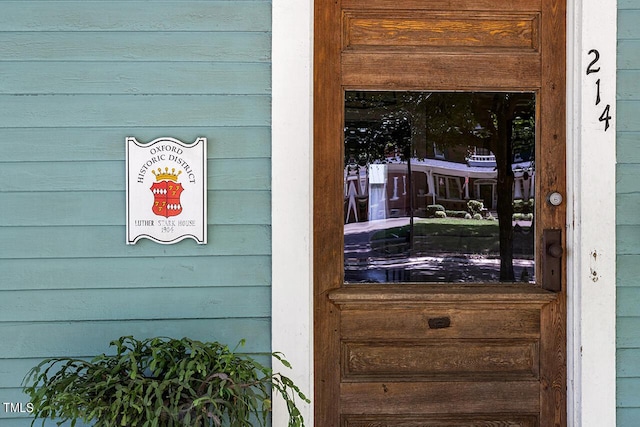 214 College St, Oxford, NC 27565 - view of doorway to property