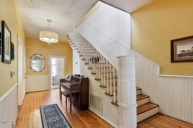 interior space featuring hardwood / wood-style floors