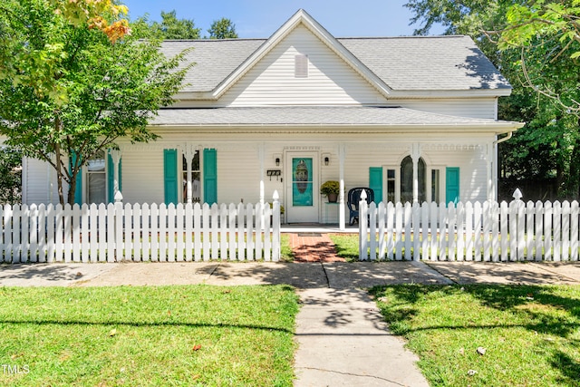 view of front facade featuring a porch