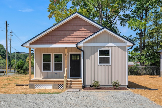 view of front of property