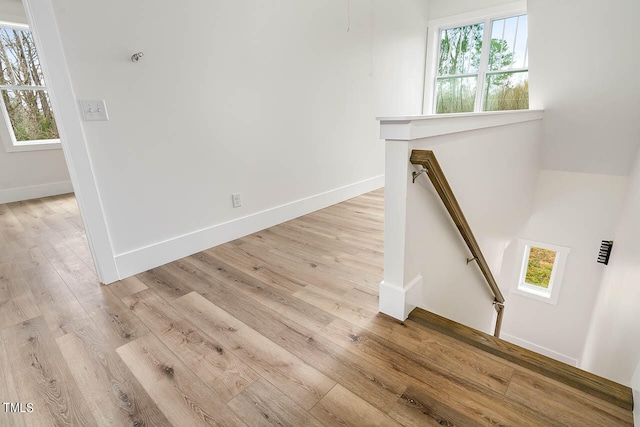 interior space featuring hardwood / wood-style floors