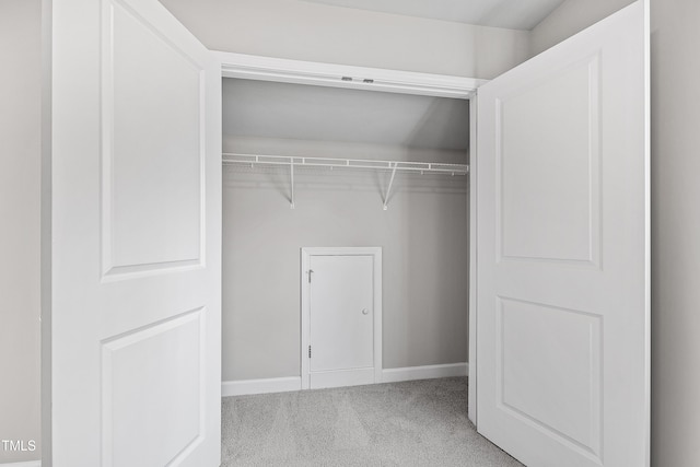 view of closet