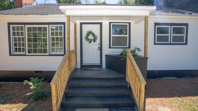 view of property entrance