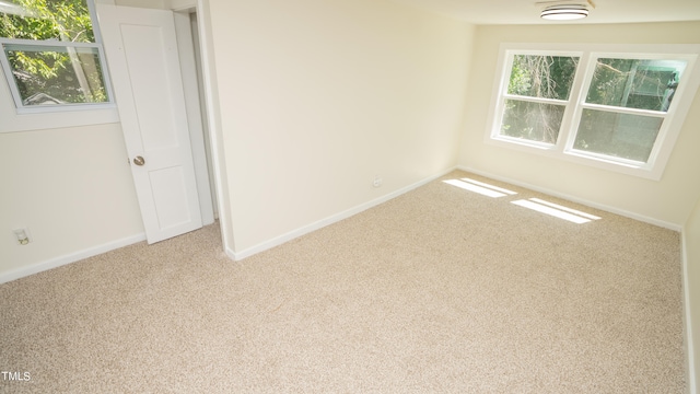 unfurnished room with carpet