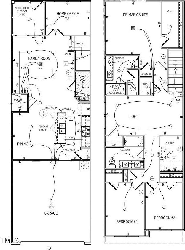 1341 Bessie Ct, Wake Forest, NC 27587 - floor plan