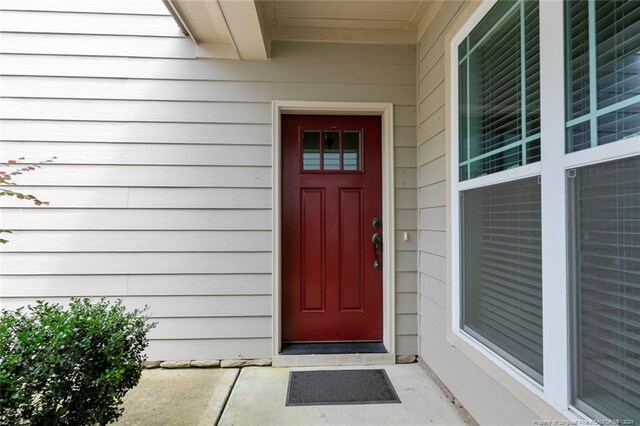 view of entrance to property