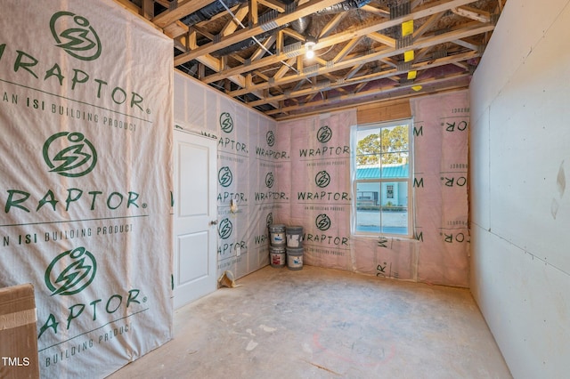 miscellaneous room featuring concrete floors