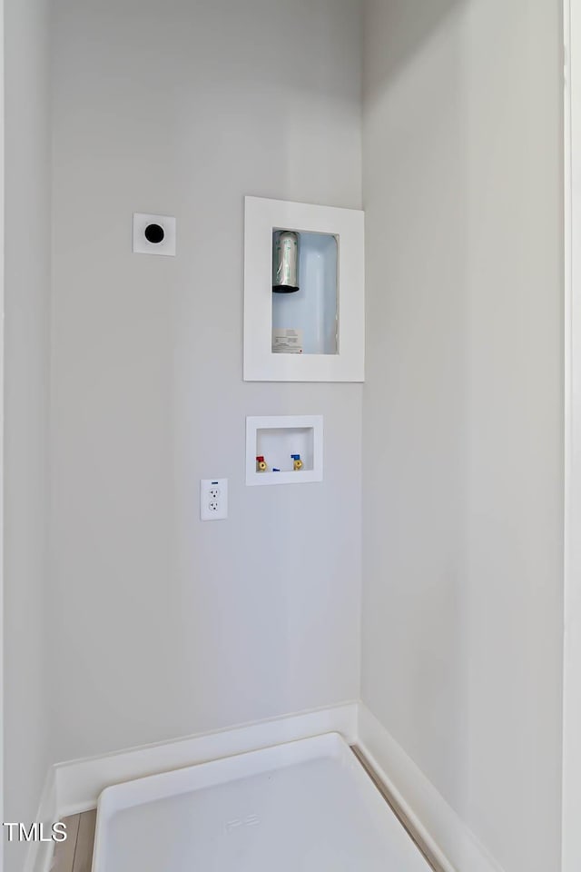 2401 E Main St, Durham, NC 27703 - laundry area featuring hookup for an electric dryer and hookup for a washing machine