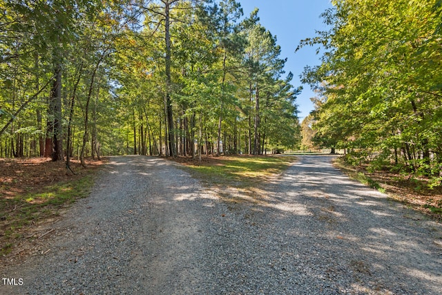 view of road