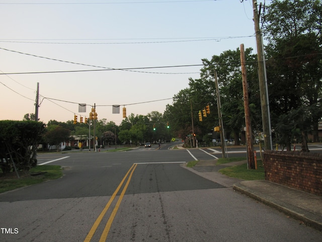 view of road