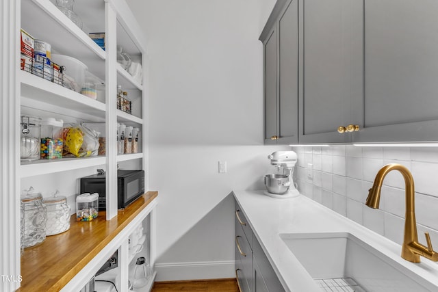 pantry featuring sink