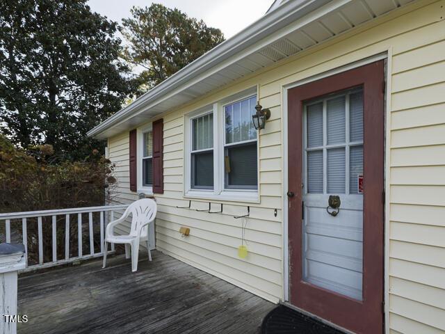 715 E Broad St, Fuquay Varina, NC 27526 - view of wooden terrace