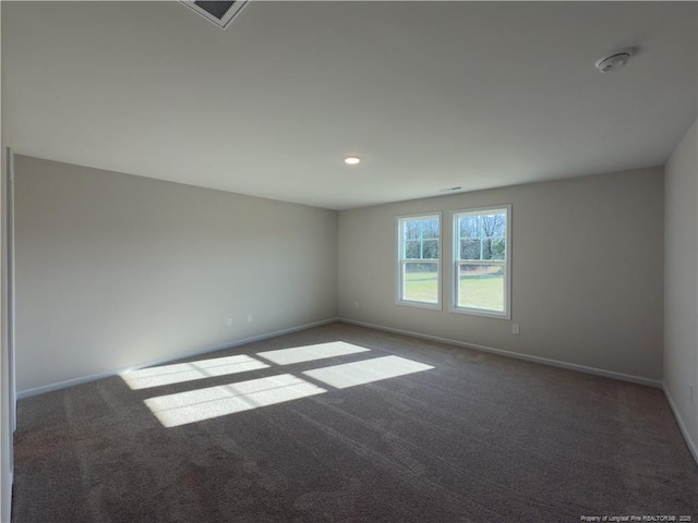 4992 Blue Springs Rd, Red Springs, NC 28377 - unfurnished room with visible vents, baseboards, and carpet flooring