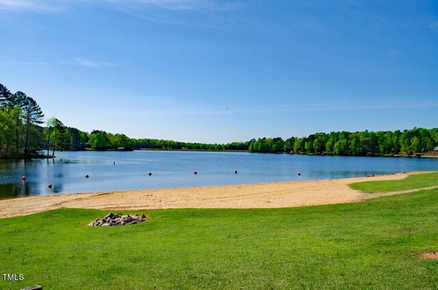 property view of water