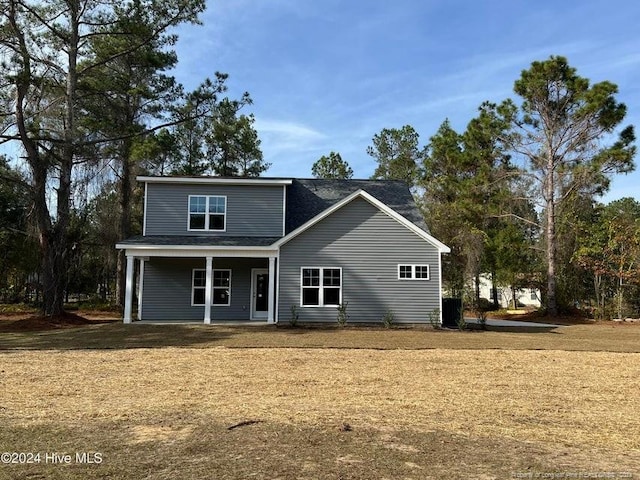 3 Vineyard Pl, Jackson Springs, NC 27281 - view of front facade featuring a porch