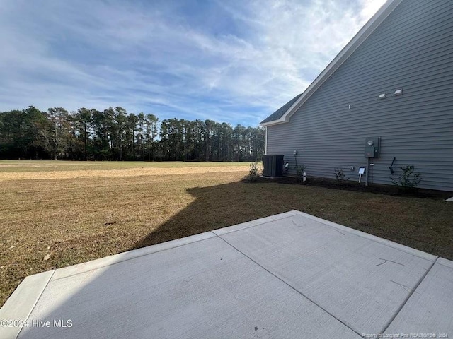 3 Vineyard Pl, Jackson Springs, NC 27281 - view of grassy yard with a patio