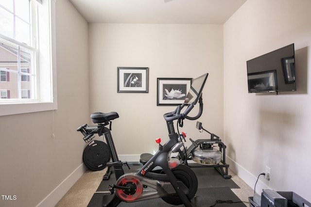 view of workout room