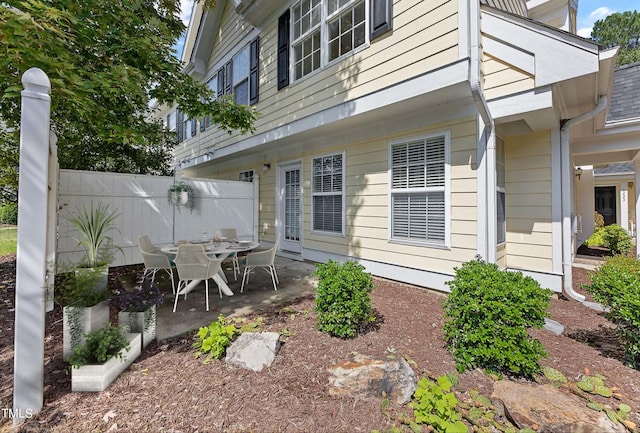 exterior space with a patio area