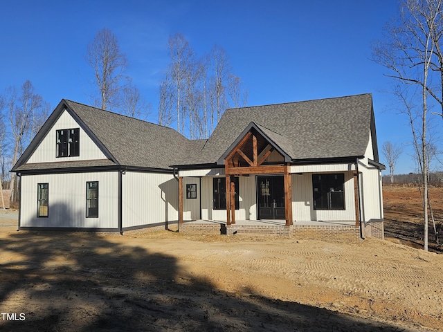 view of front of home with a porch