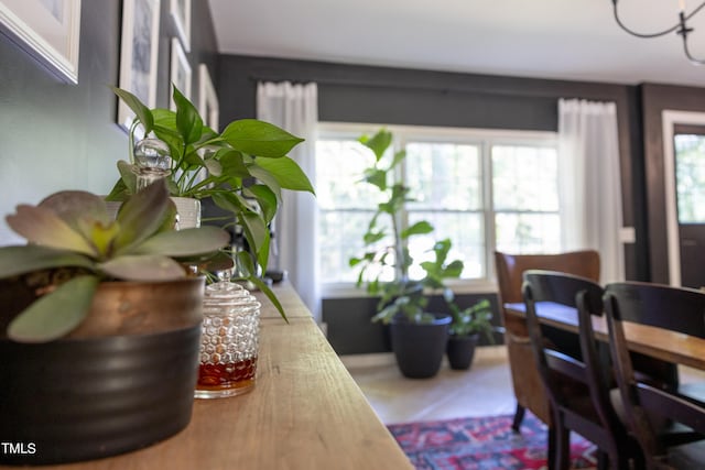 interior space featuring plenty of natural light