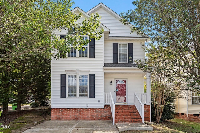 view of front of property