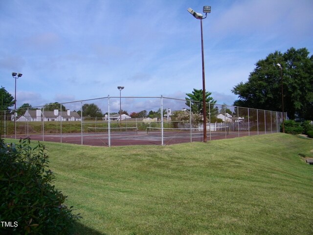 view of tennis court