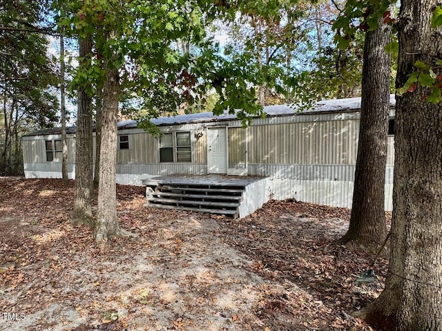 exterior space with a sunroom