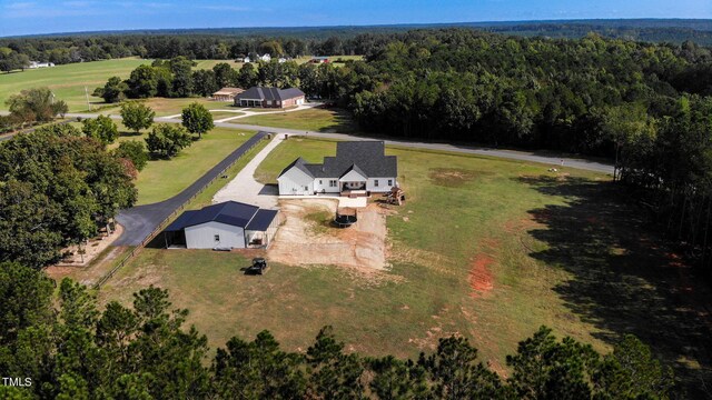aerial view with a view of trees