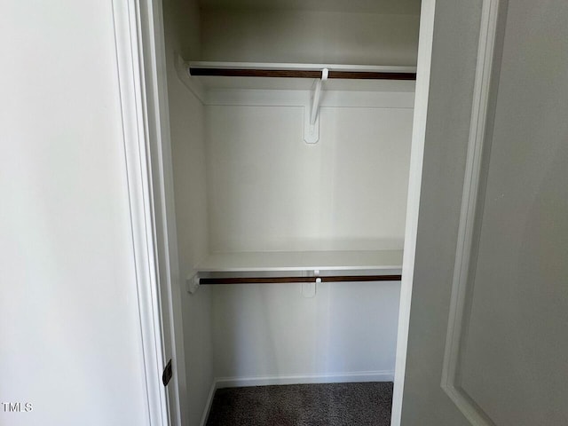 view of closet