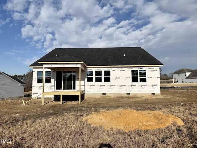 view of rear view of property