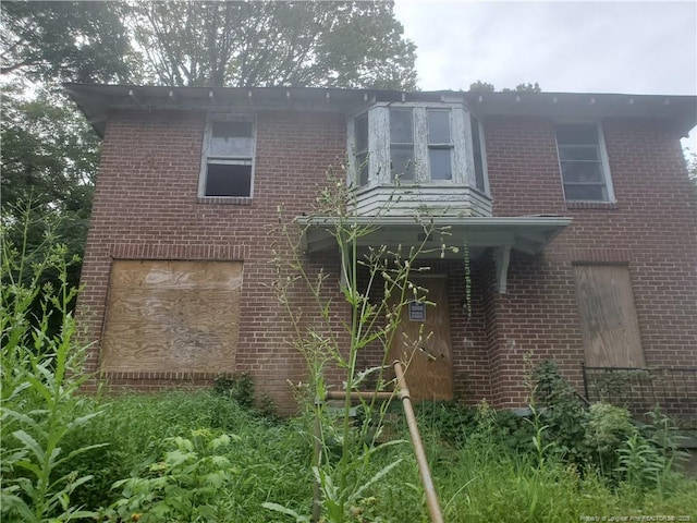 view of rear view of property