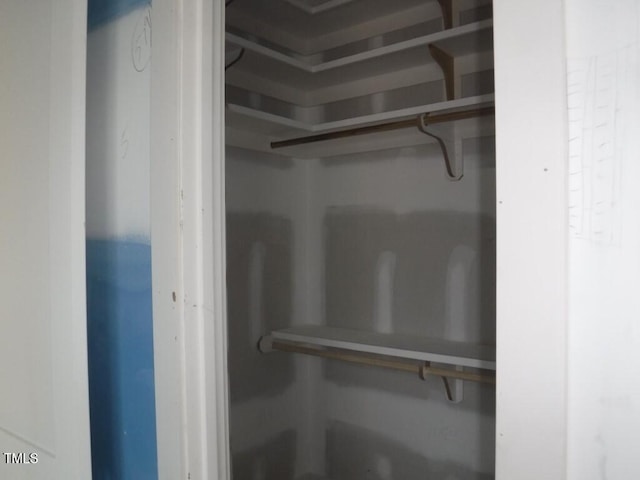 view of closet