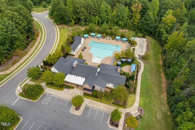 108 Boone St, Chapel Hill, NC 27516 - drone / aerial view featuring a view of trees