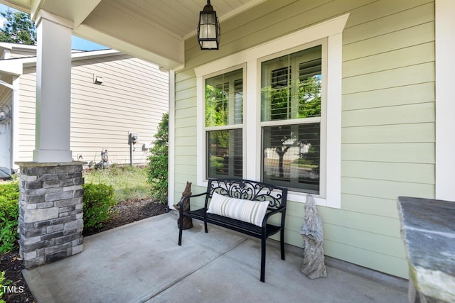 108 Boone St, Chapel Hill, NC 27516 - view of patio / terrace with a porch