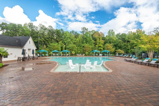 108 Boone St, Chapel Hill, NC 27516 - community pool featuring a patio area