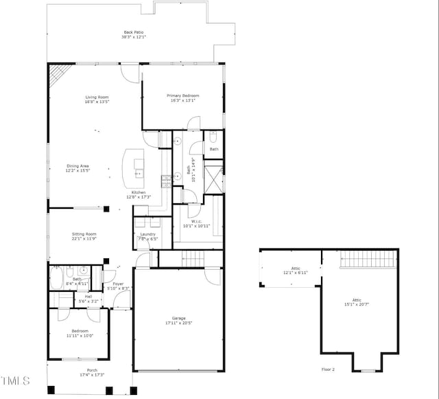 108 Boone St, Chapel Hill, NC 27516 - plan