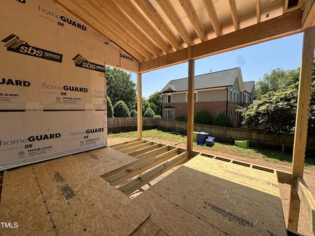 208 E Whitaker Mill Rd, Raleigh, NC 27608 - view of patio featuring fence