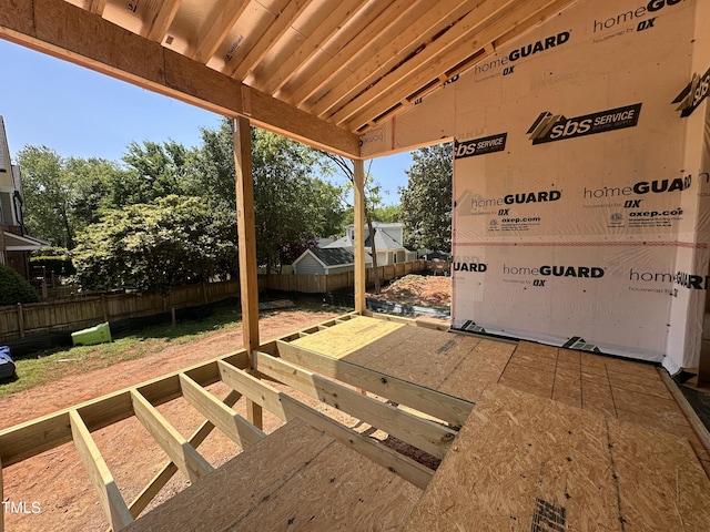 208 E Whitaker Mill Rd, Raleigh, NC 27608 - view of patio / terrace featuring fence