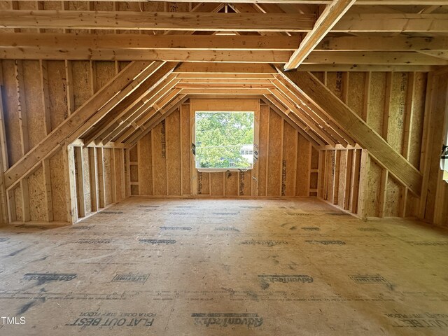 208 E Whitaker Mill Rd, Raleigh, NC 27608 - view of unfinished attic