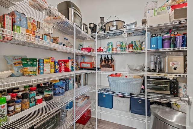 view of pantry