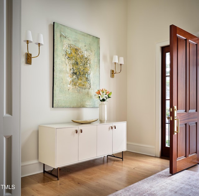 1307 Mayfair Rd, Raleigh, NC 27608 - entrance foyer featuring light wood-style flooring