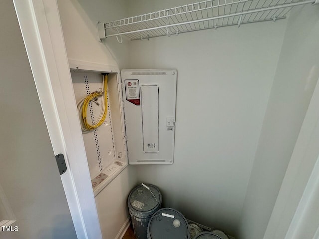 view of utility room