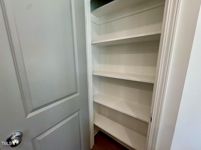 view of closet